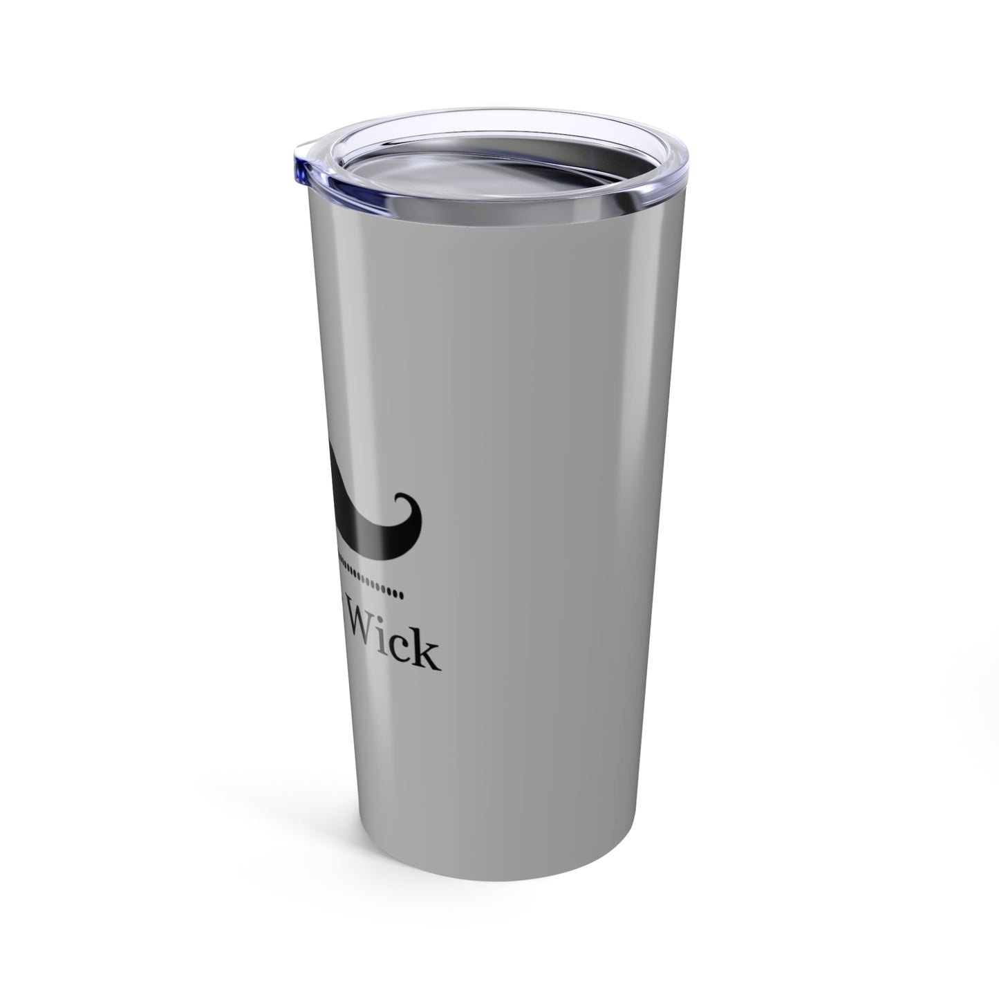 Personalized Stache & Wick 20oz Tumbler - Perfect for Coffee Lovers & Mustache Enthusiasts