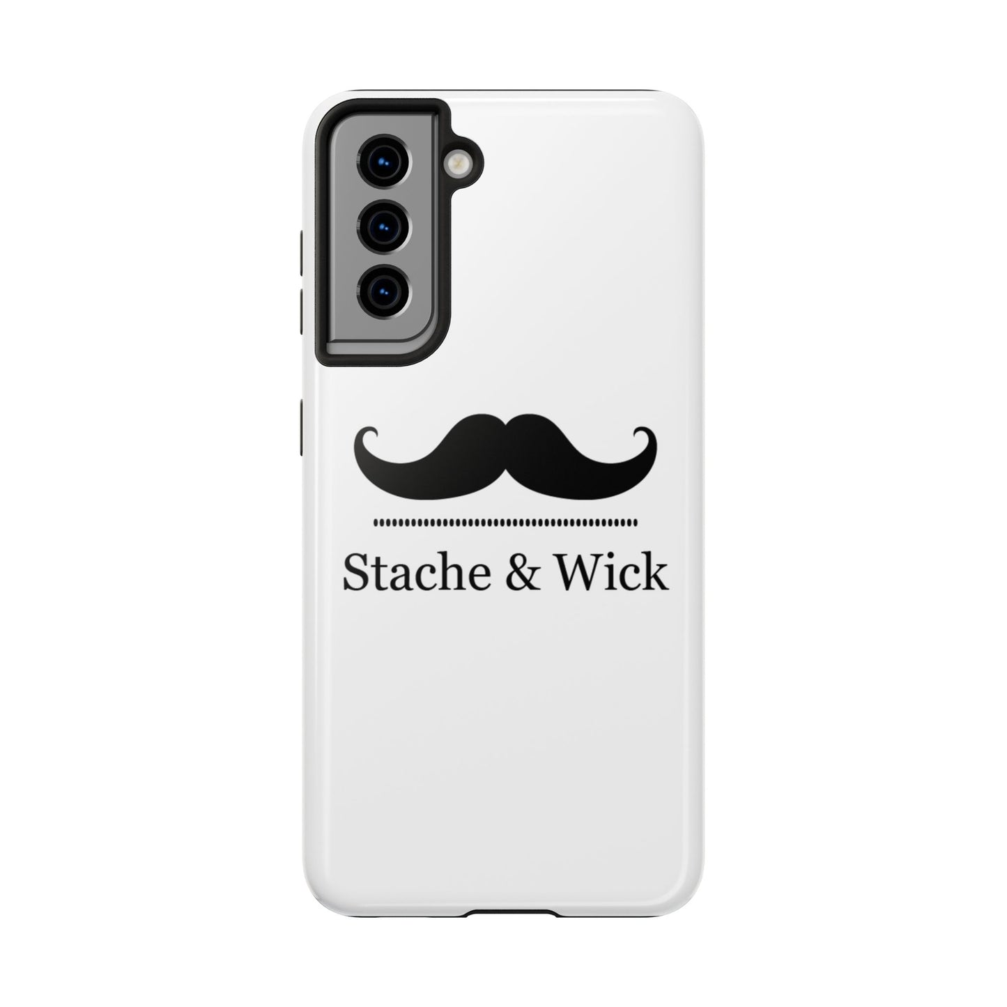 Stylish Tough Phone Case - Stache & Wick Design