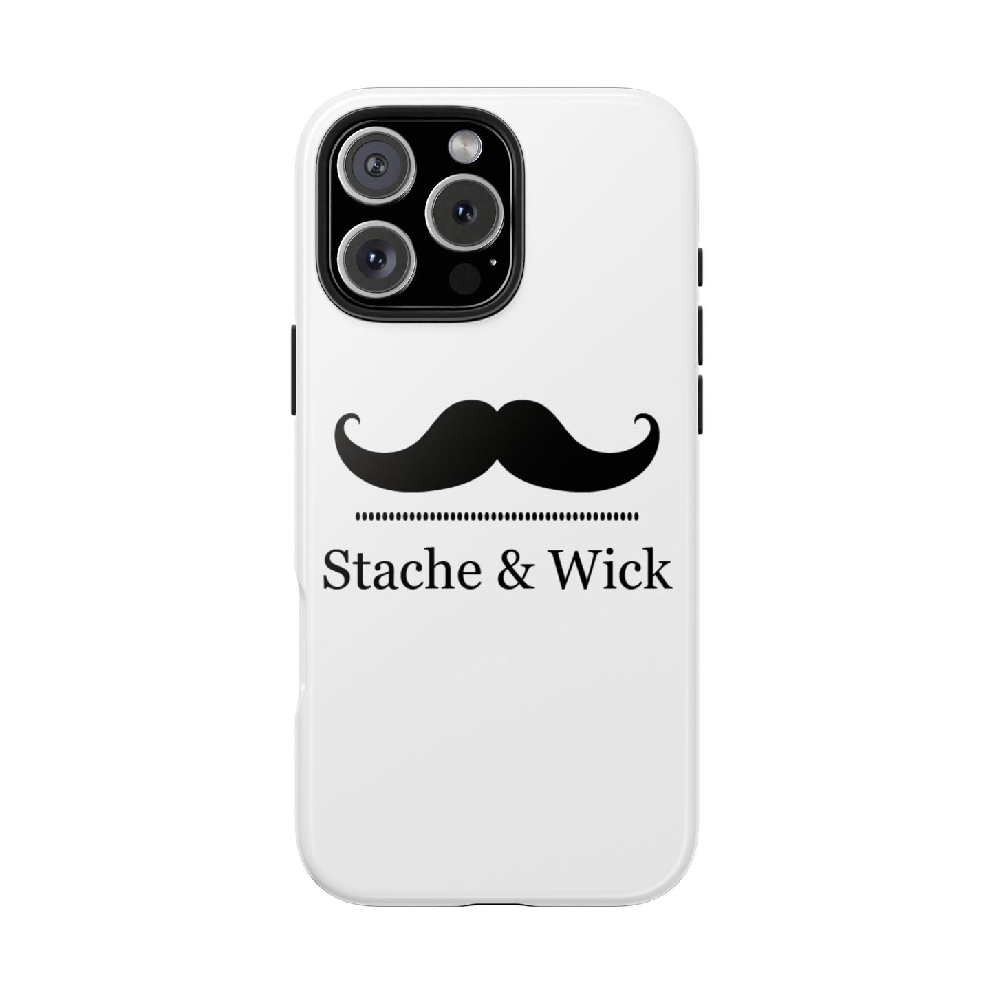 Stylish Tough Phone Case - Stache & Wick Design