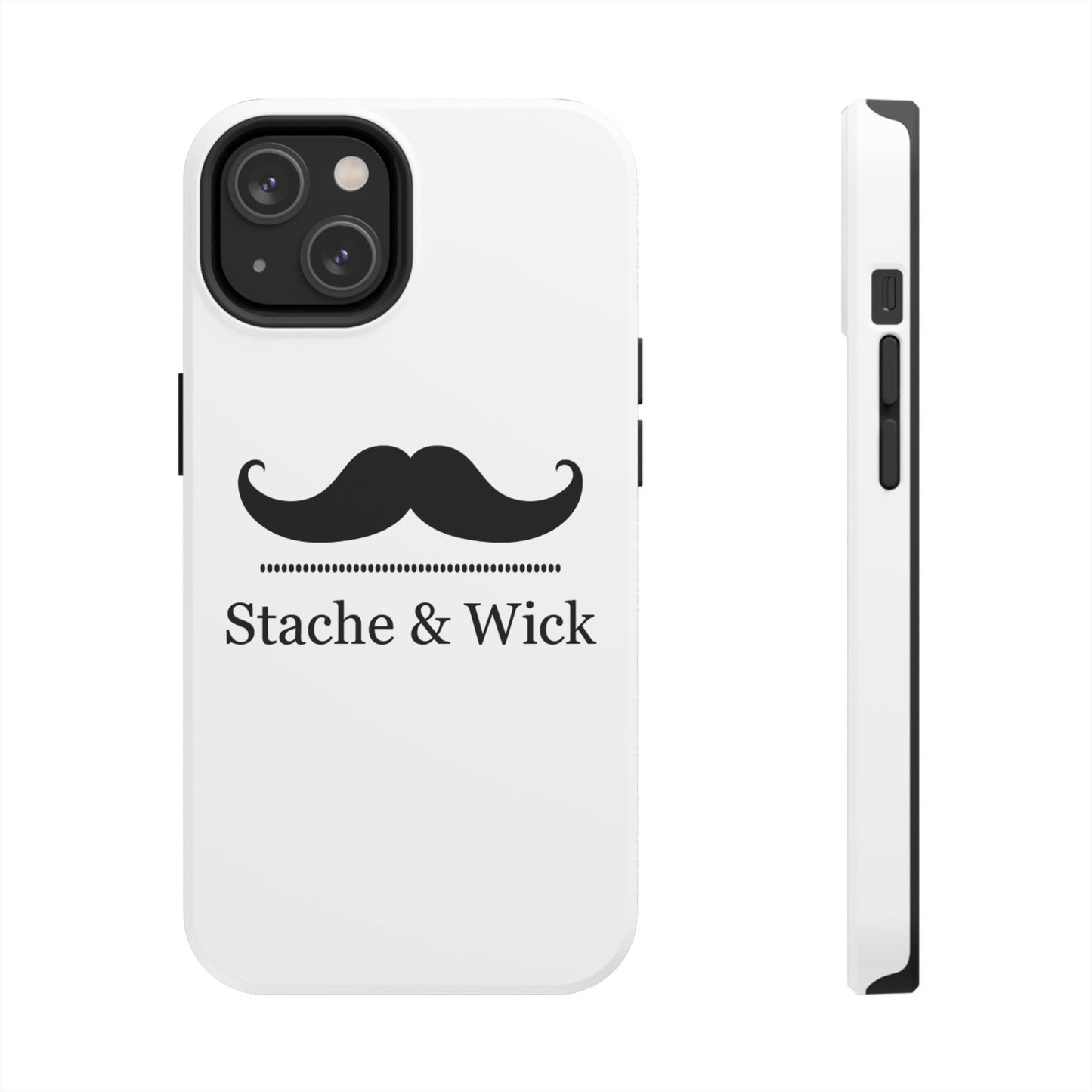 Stylish Tough Phone Case - Stache & Wick Design