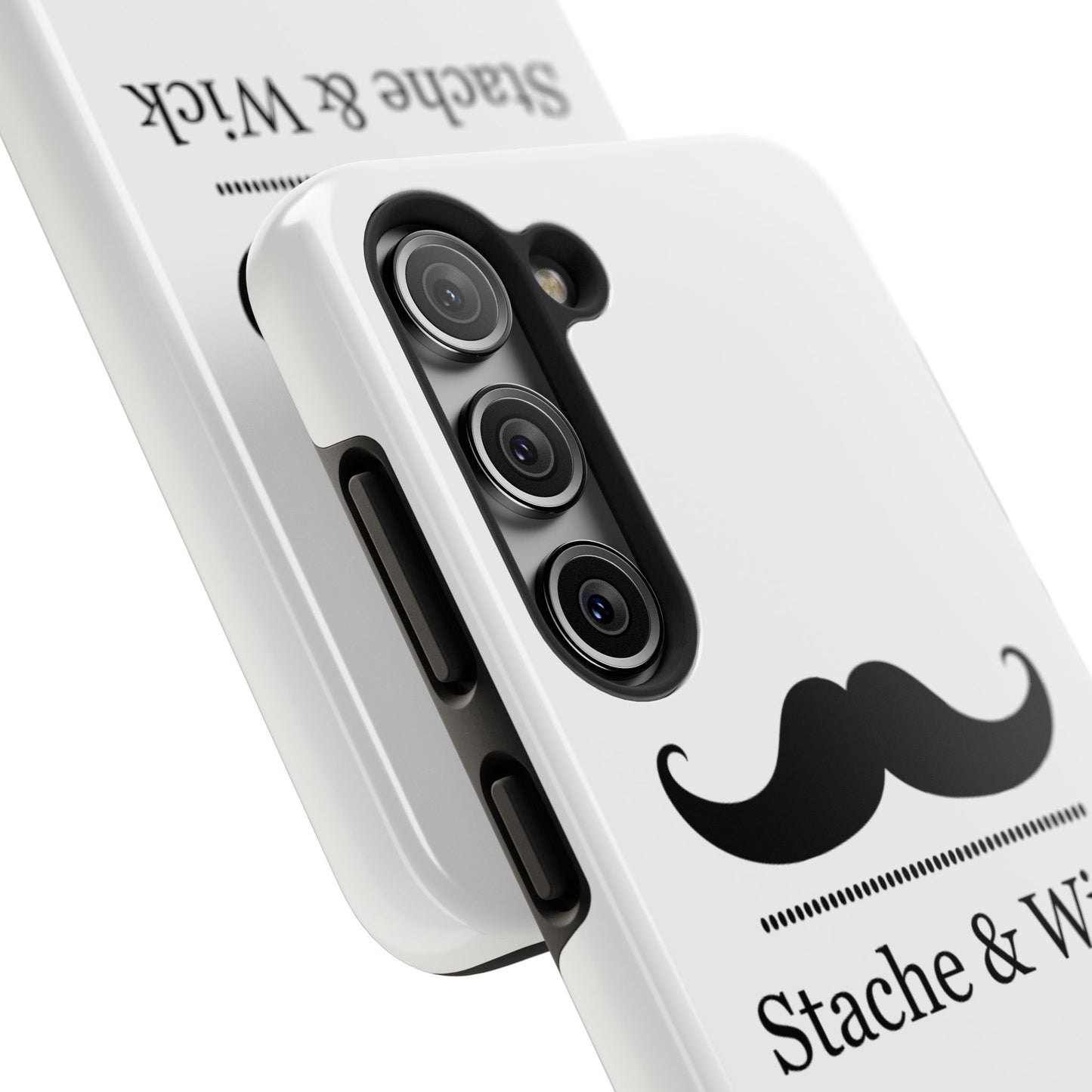 Stylish Tough Phone Case - Stache & Wick Design