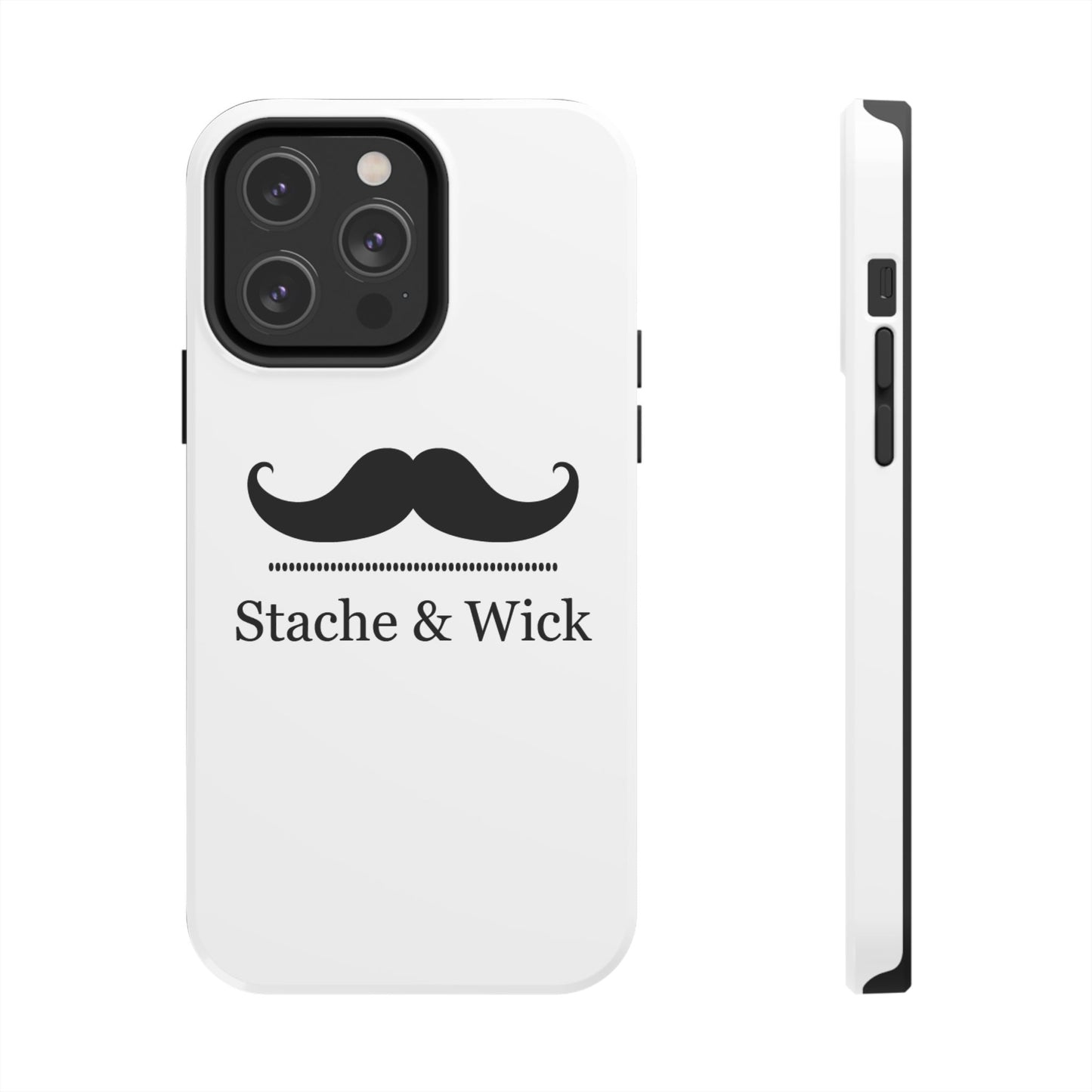 Stylish Tough Phone Case - Stache & Wick Design