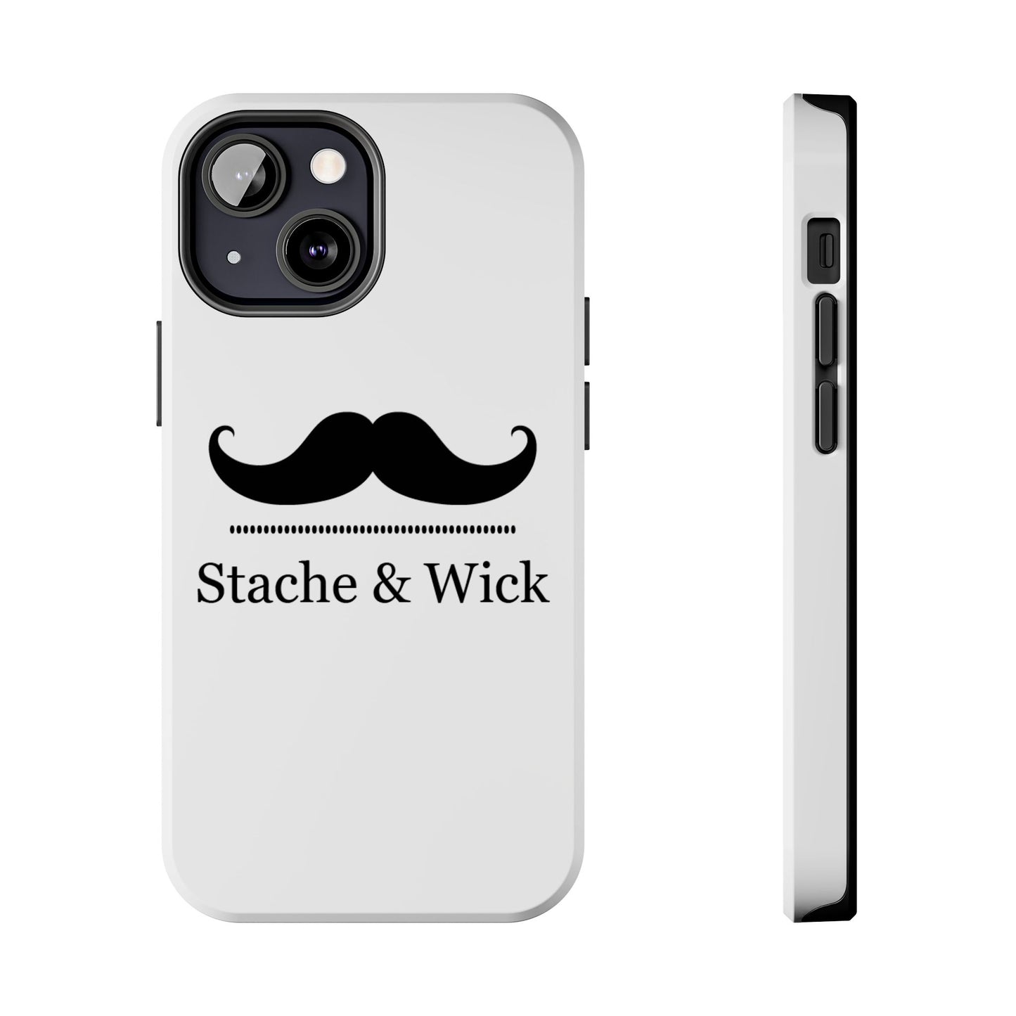 Stylish Tough Phone Case - Stache & Wick Design