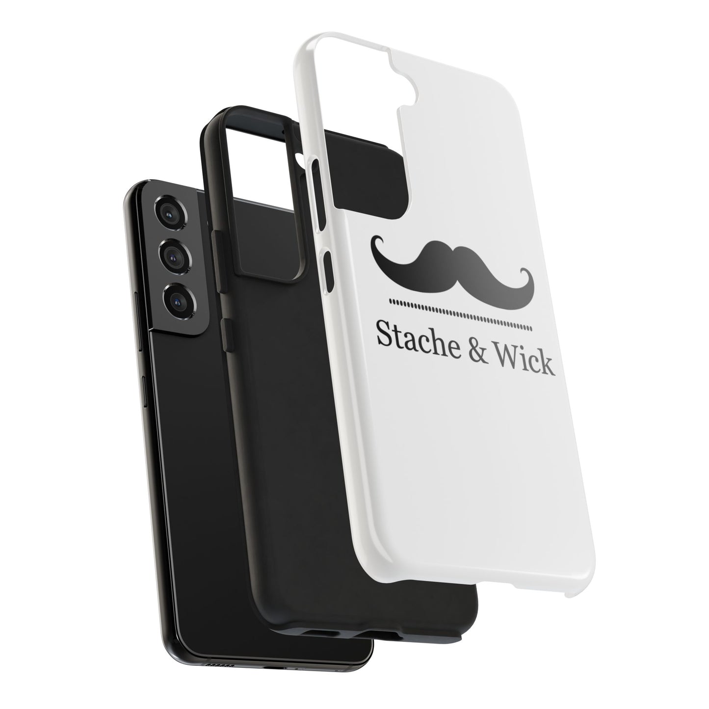 Stylish Tough Phone Case - Stache & Wick Design