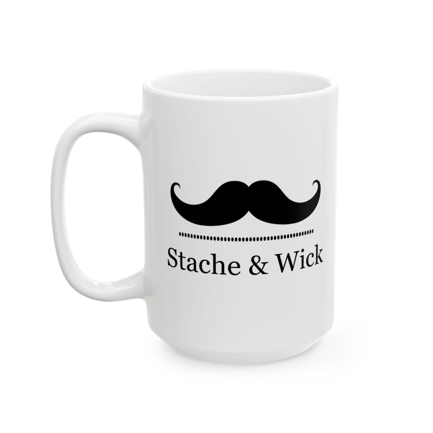 Stylish Mustache Ceramic Mug - Perfect Gift for Coffee Lovers