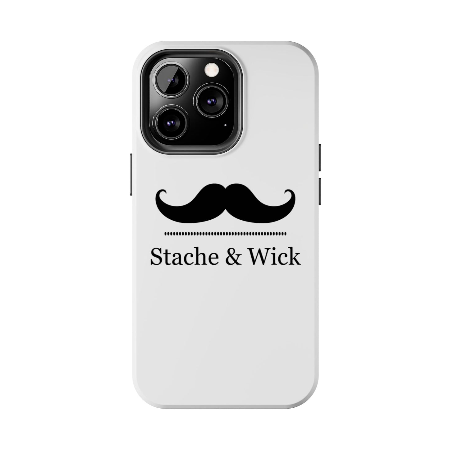 Stylish Tough Phone Case - Stache & Wick Design