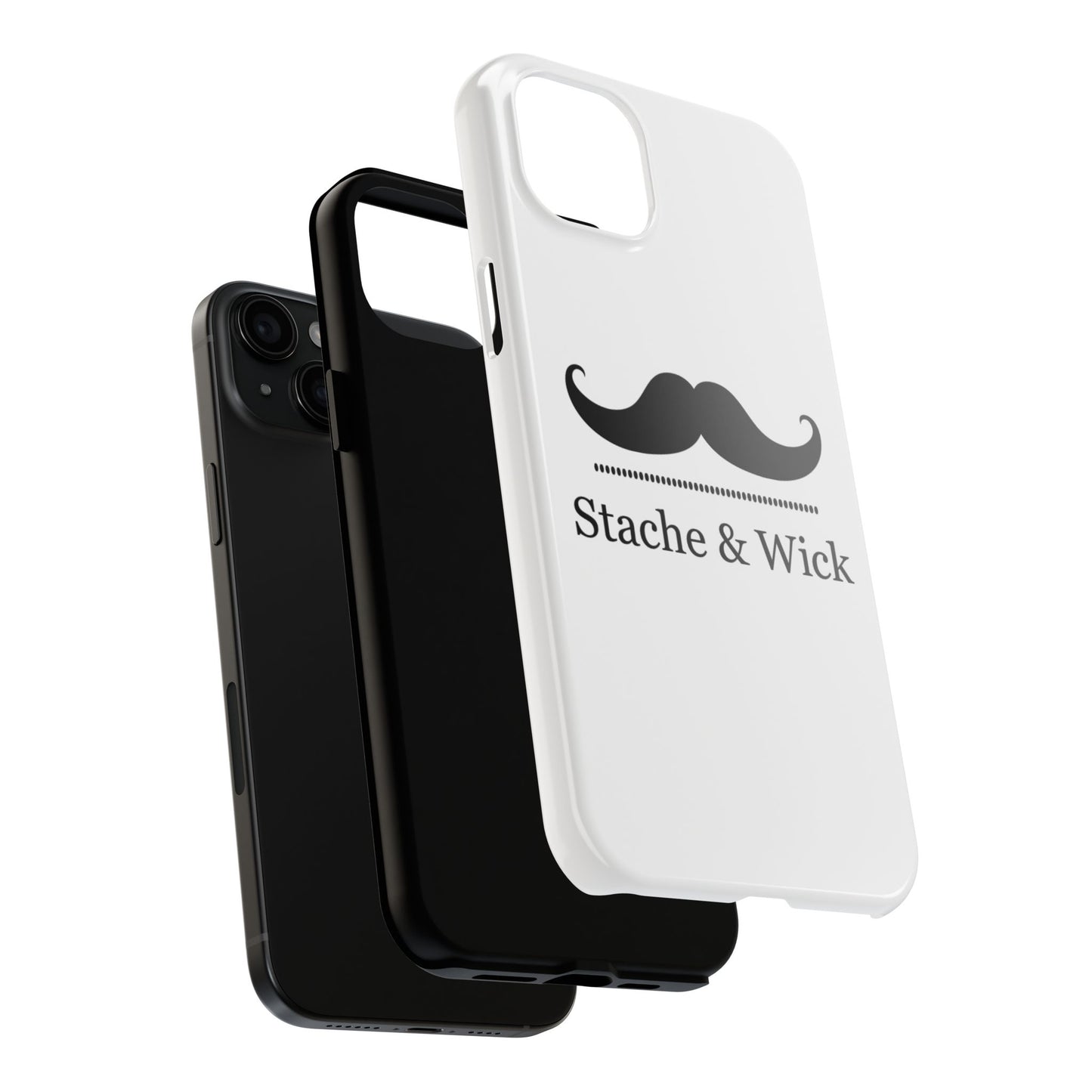 Stylish Tough Phone Case - Stache & Wick Design