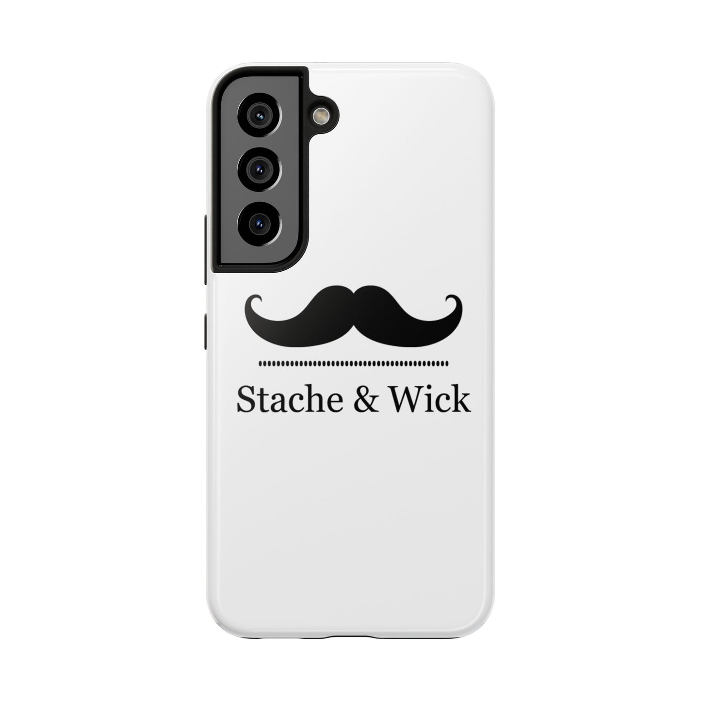 Stylish Tough Phone Case - Stache & Wick Design