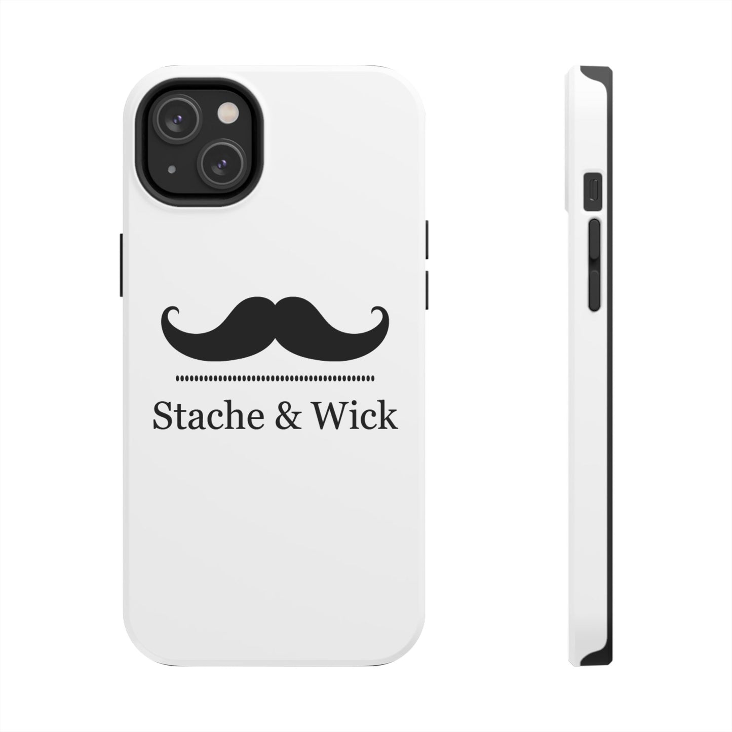 Stylish Tough Phone Case - Stache & Wick Design