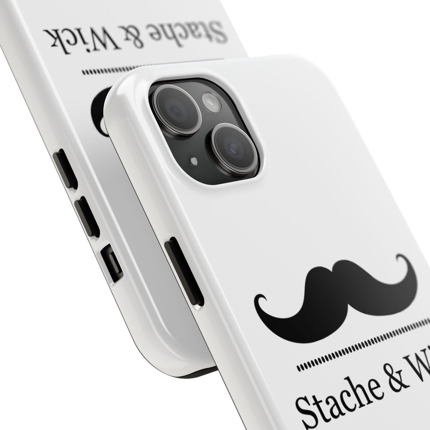 Stylish Tough Phone Case - Stache & Wick Design