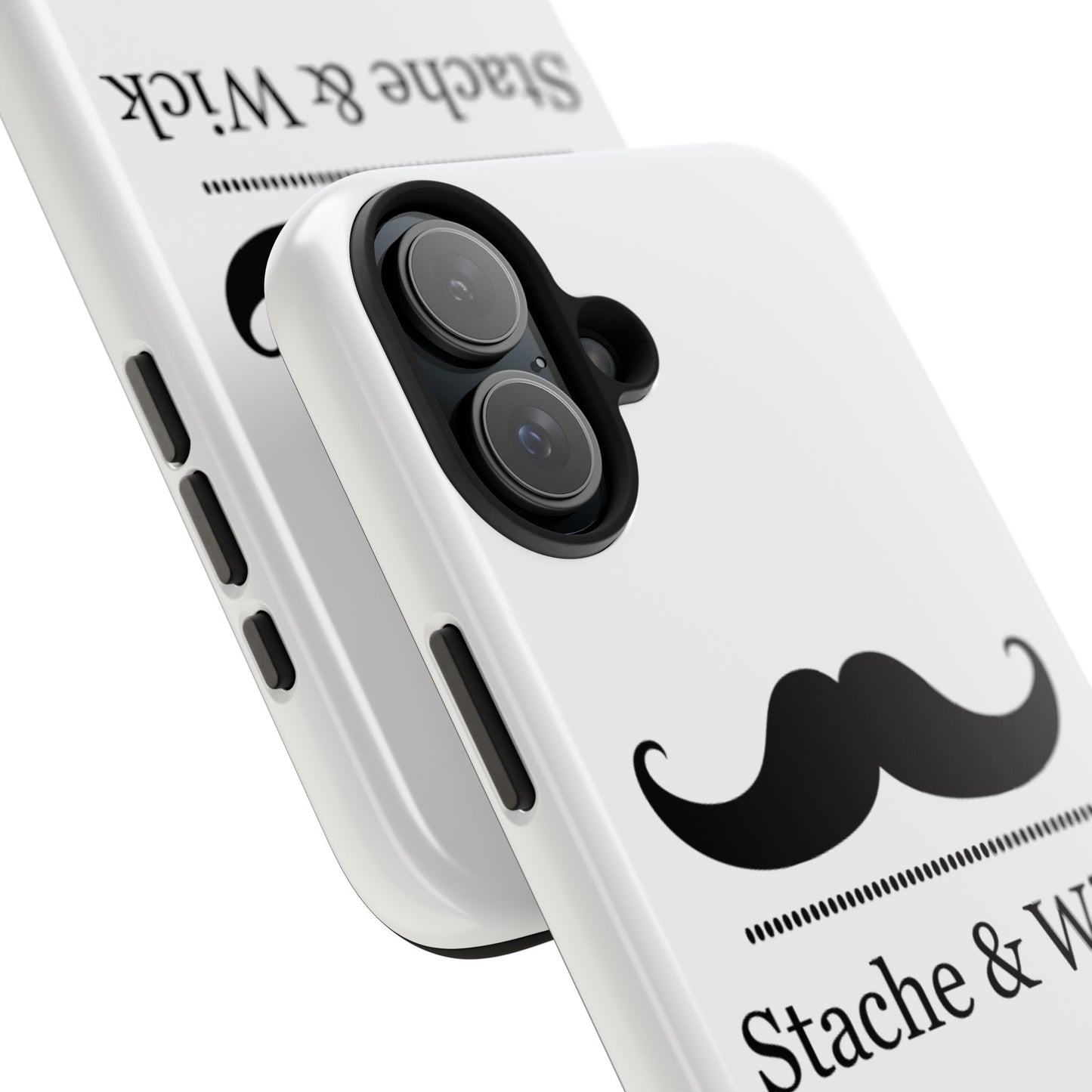 Stylish Tough Phone Case - Stache & Wick Design