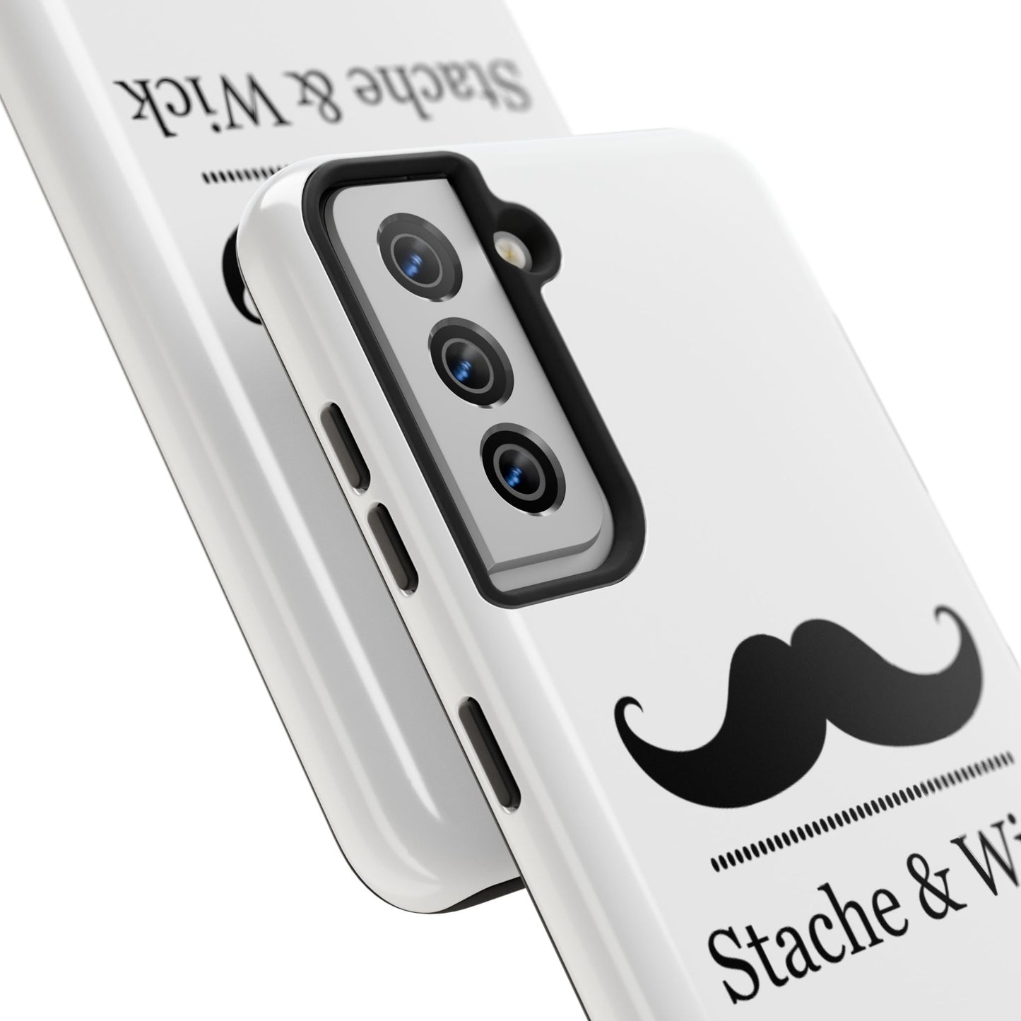 Stylish Tough Phone Case - Stache & Wick Design
