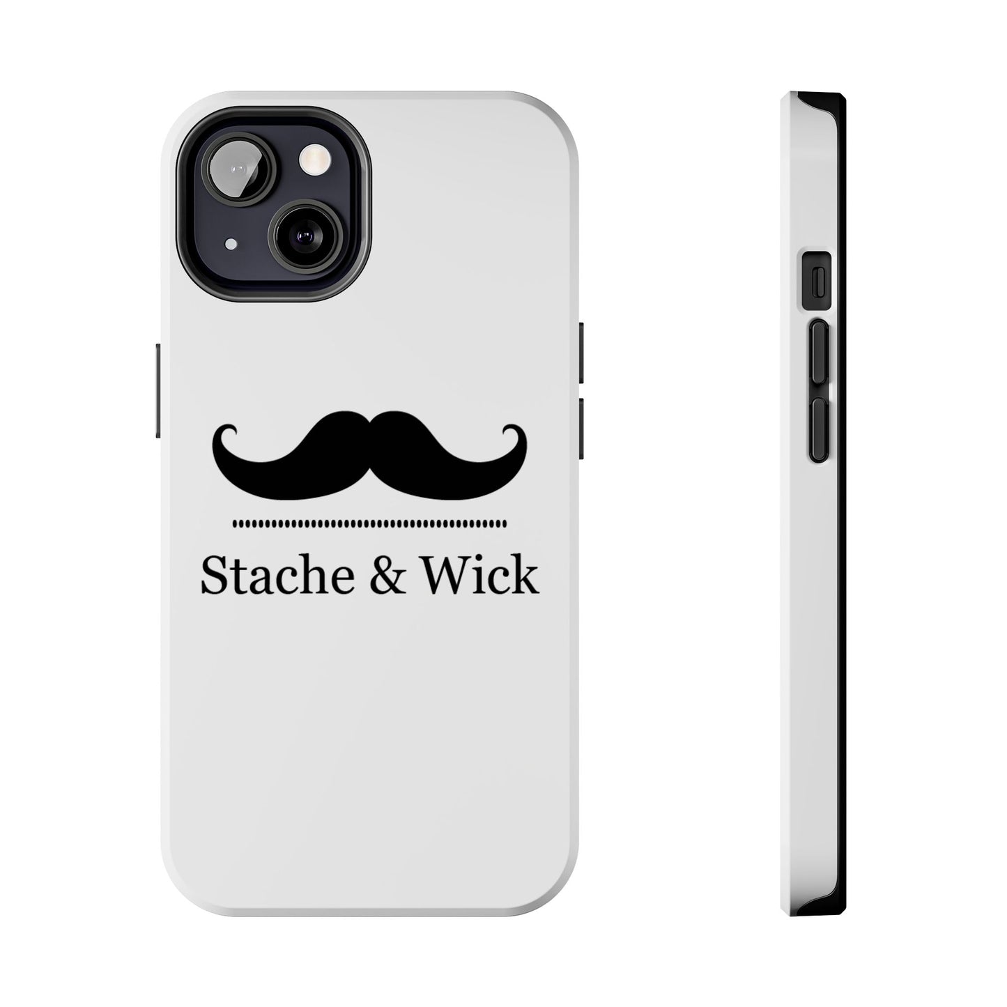Stylish Tough Phone Case - Stache & Wick Design