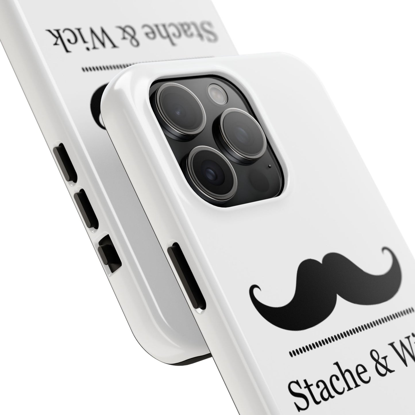 Stylish Tough Phone Case - Stache & Wick Design