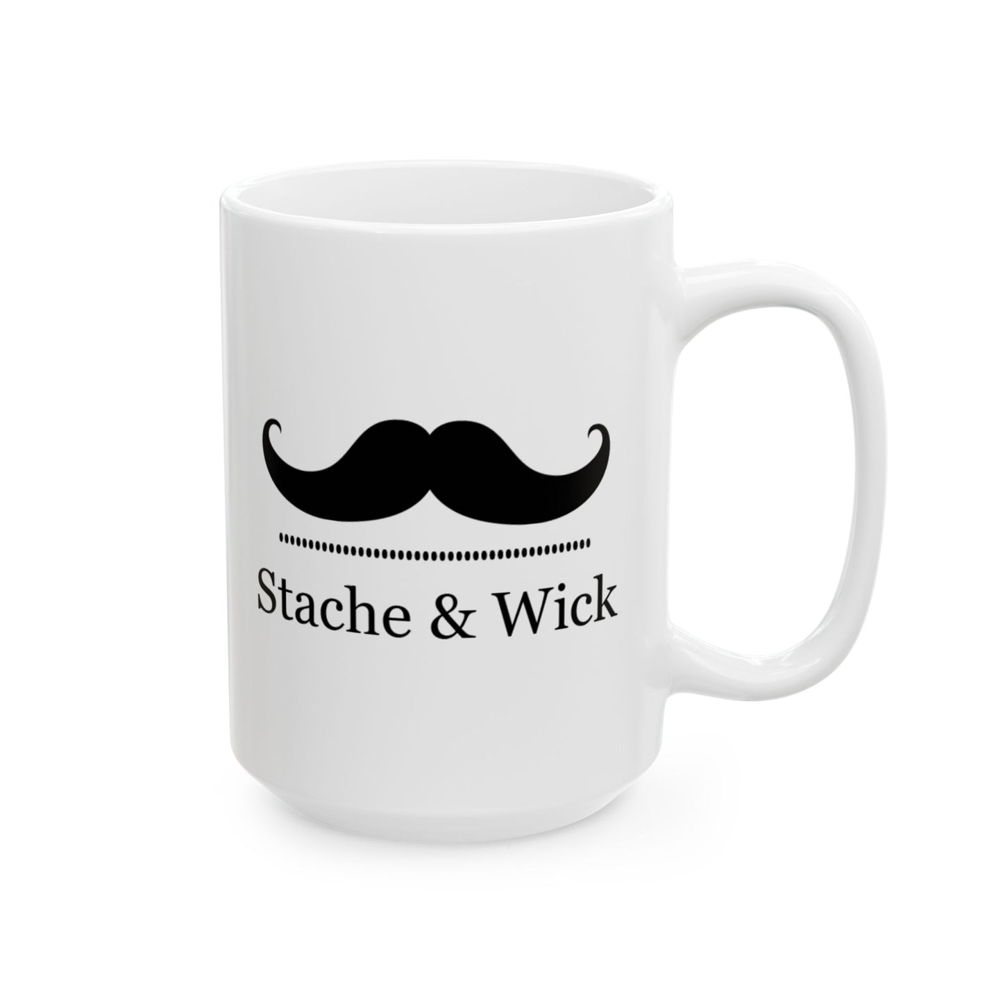 Stylish Mustache Ceramic Mug - Perfect Gift for Coffee Lovers