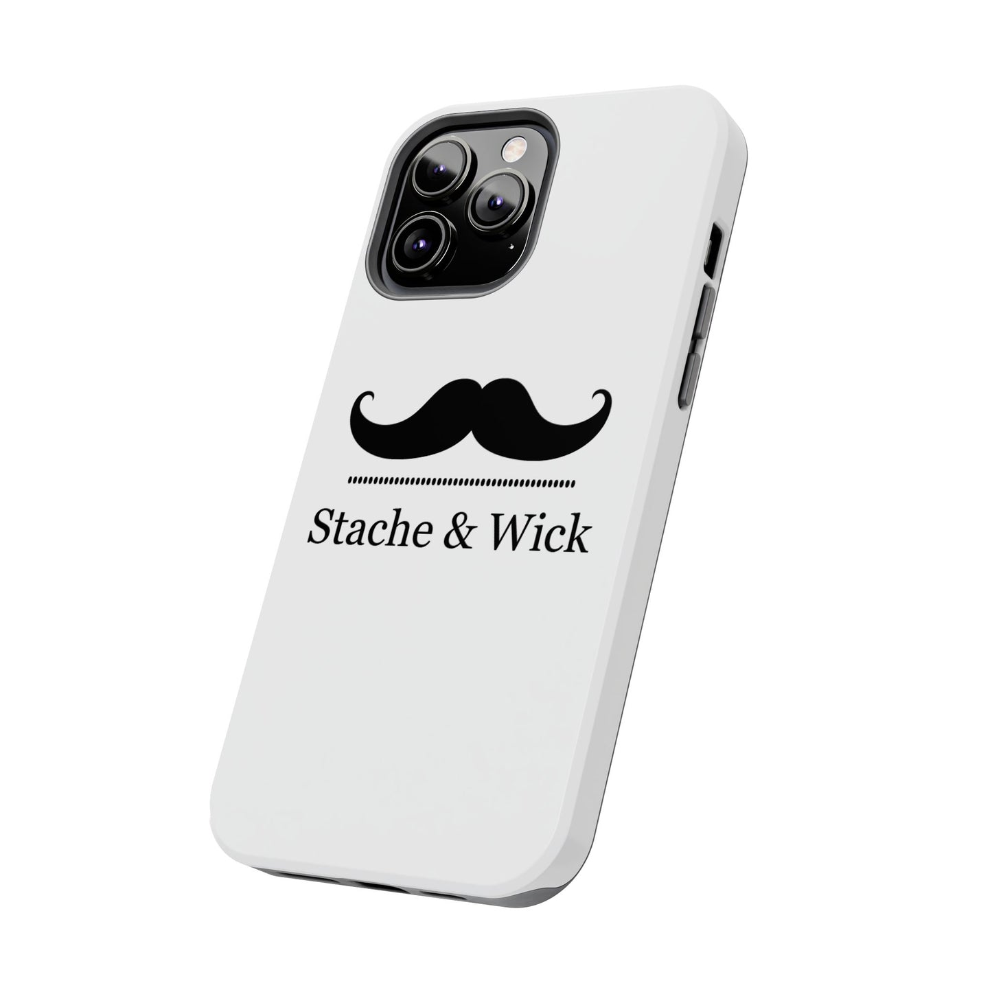 Stylish Tough Phone Case - Stache & Wick Design