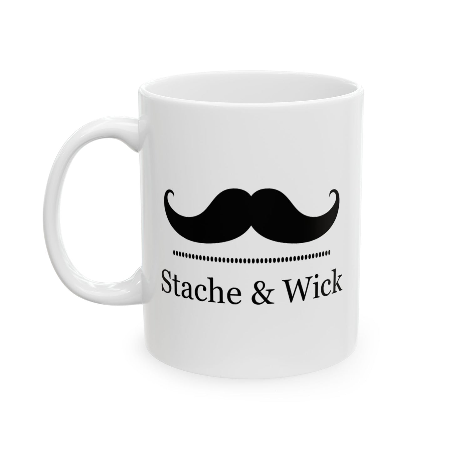 Stylish Mustache Ceramic Mug - Perfect Gift for Coffee Lovers