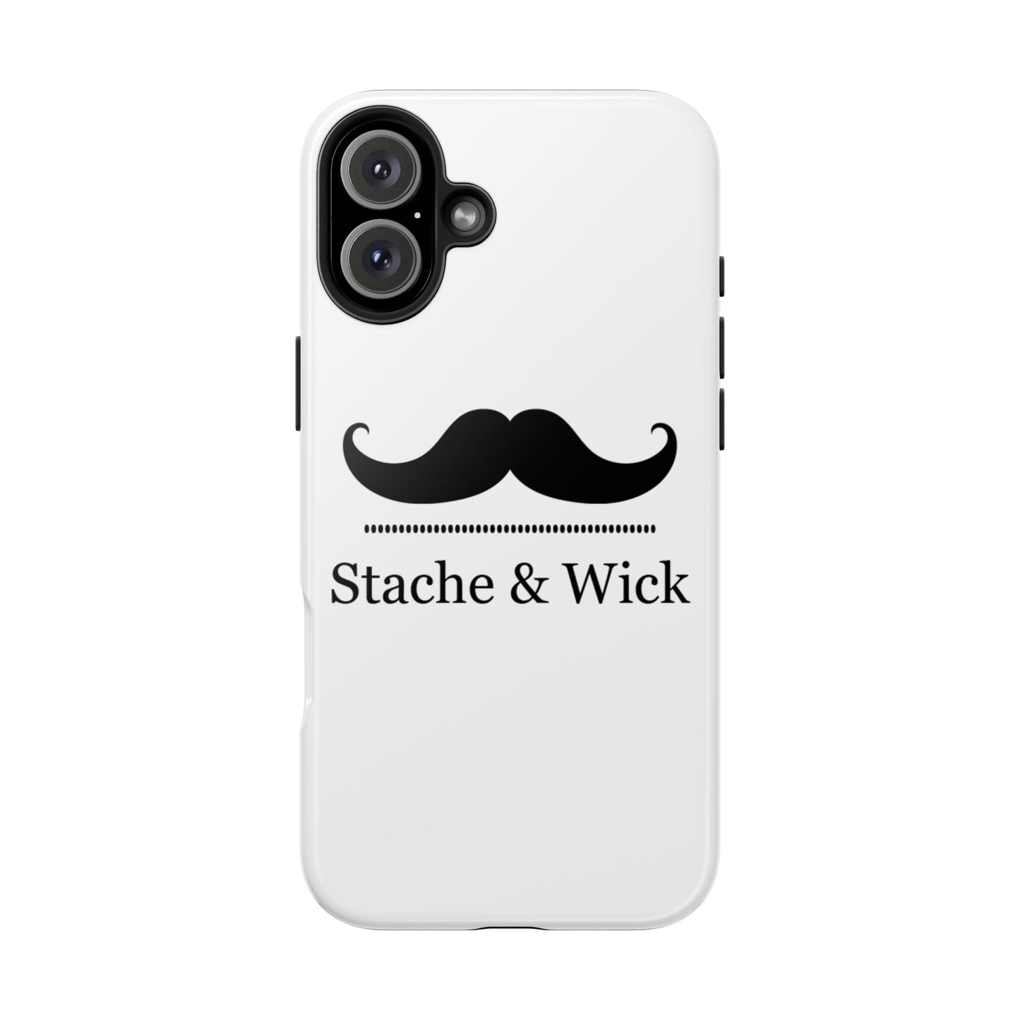 Stylish Tough Phone Case - Stache & Wick Design
