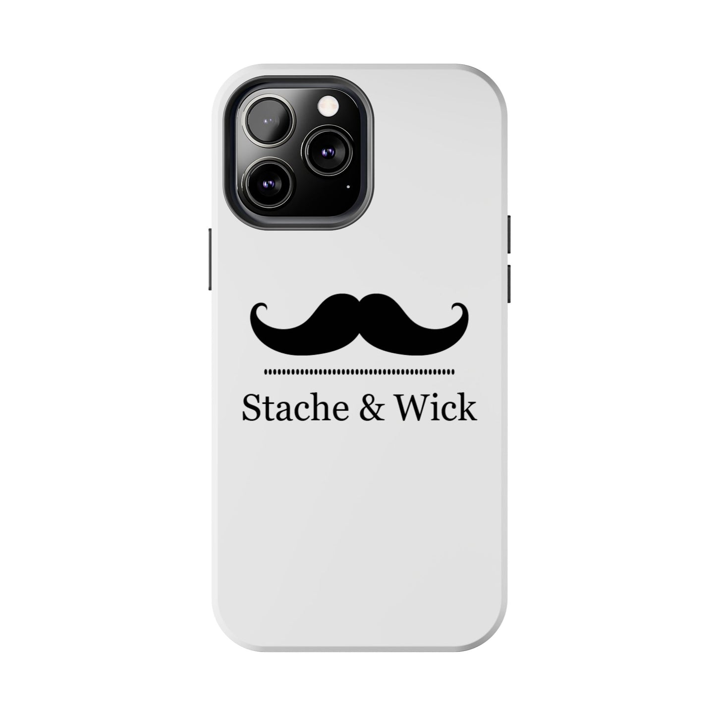 Stylish Tough Phone Case - Stache & Wick Design