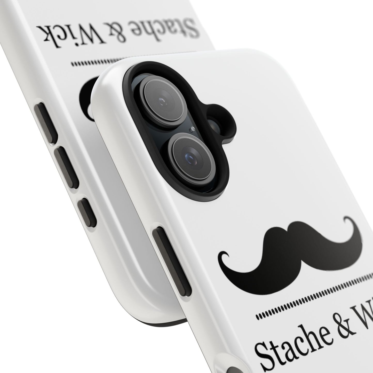 Stylish Tough Phone Case - Stache & Wick Design