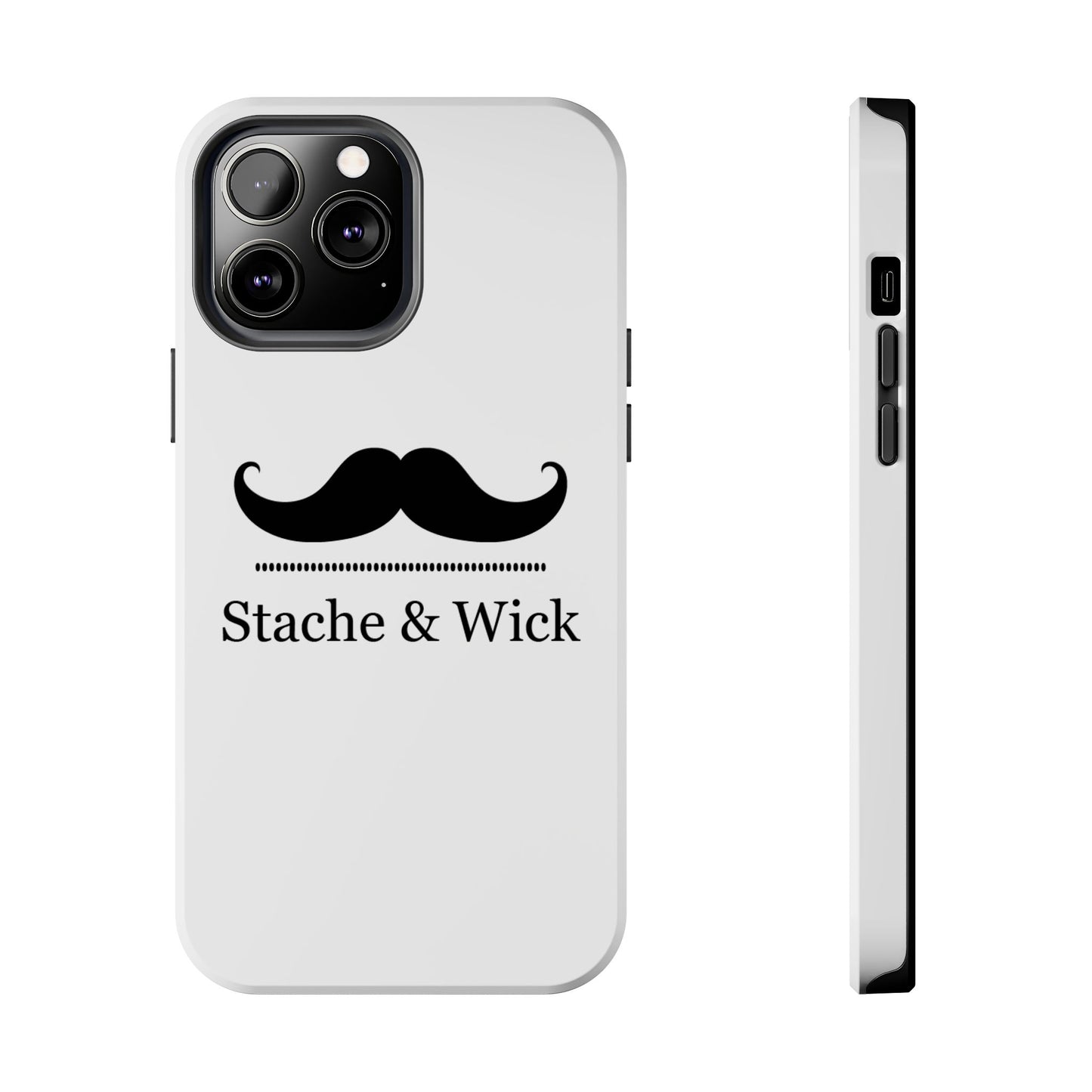 Stylish Tough Phone Case - Stache & Wick Design