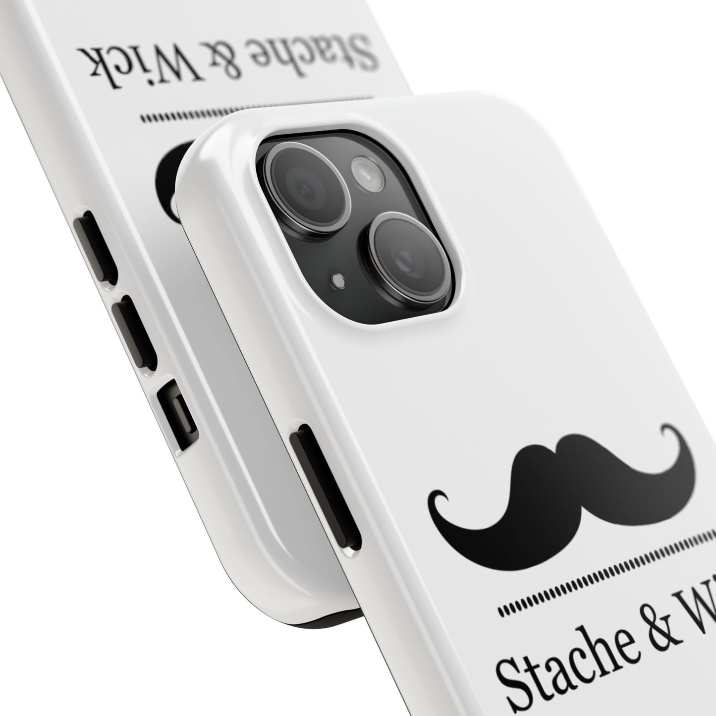 Stylish Tough Phone Case - Stache & Wick Design