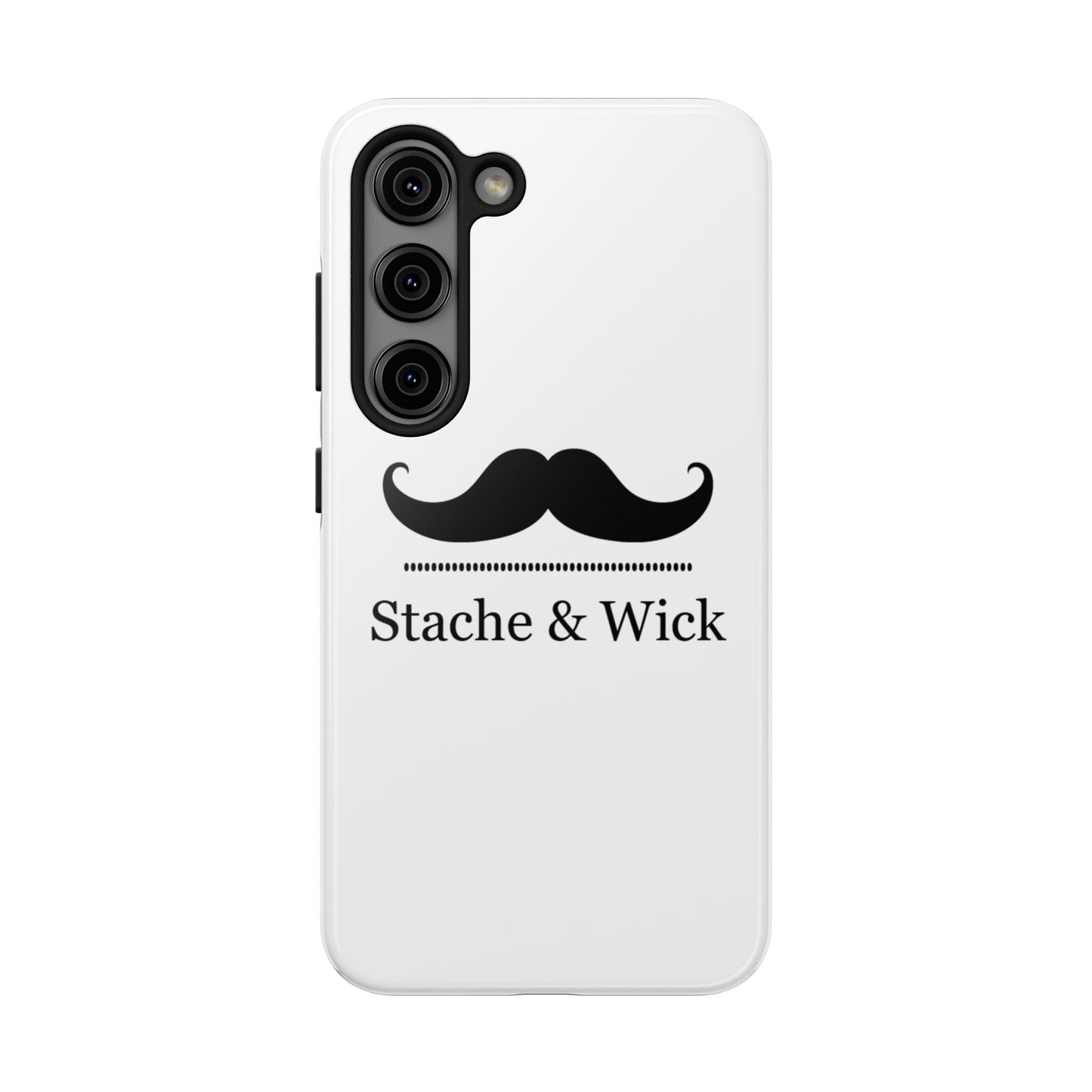 Stylish Tough Phone Case - Stache & Wick Design