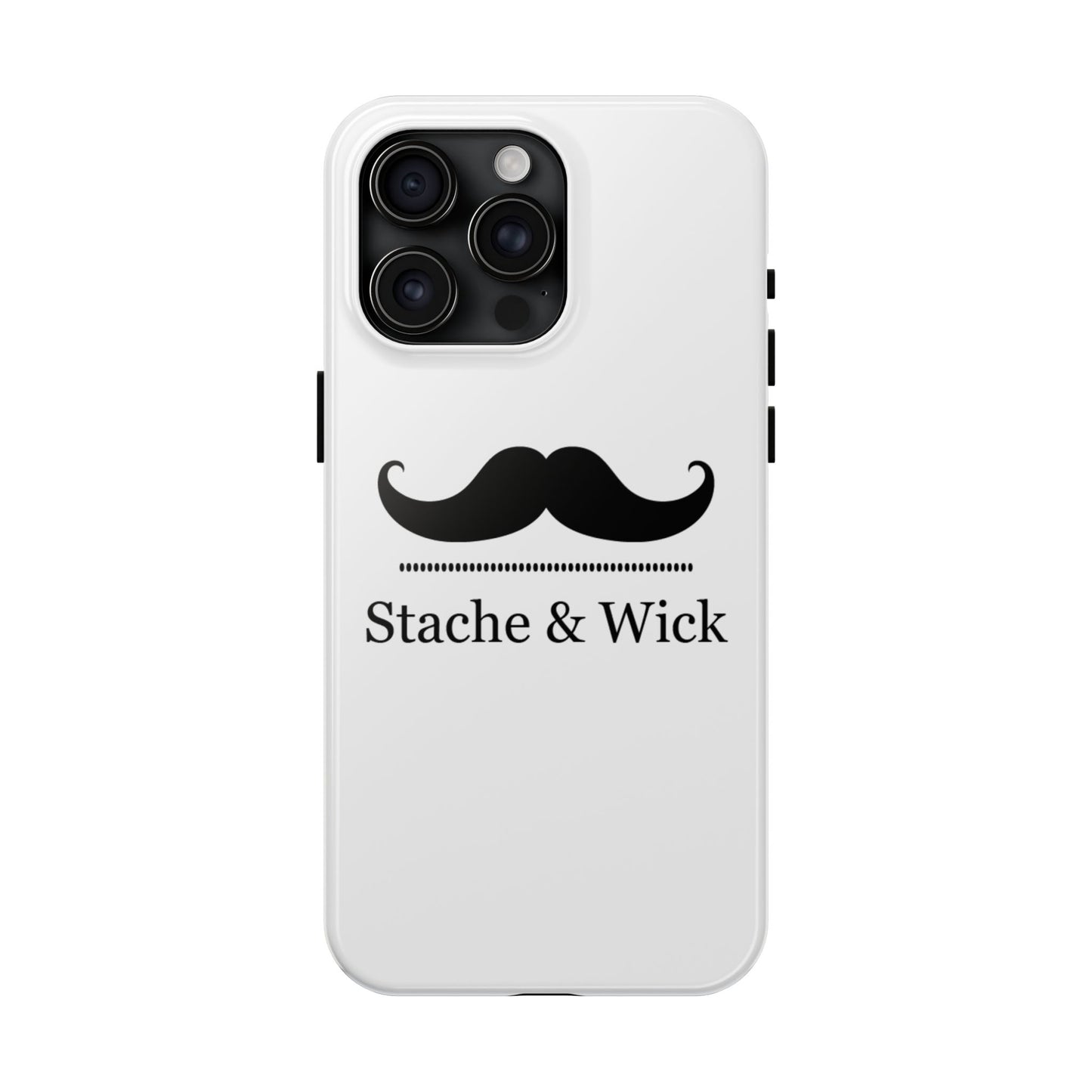 Stylish Tough Phone Case - Stache & Wick Design