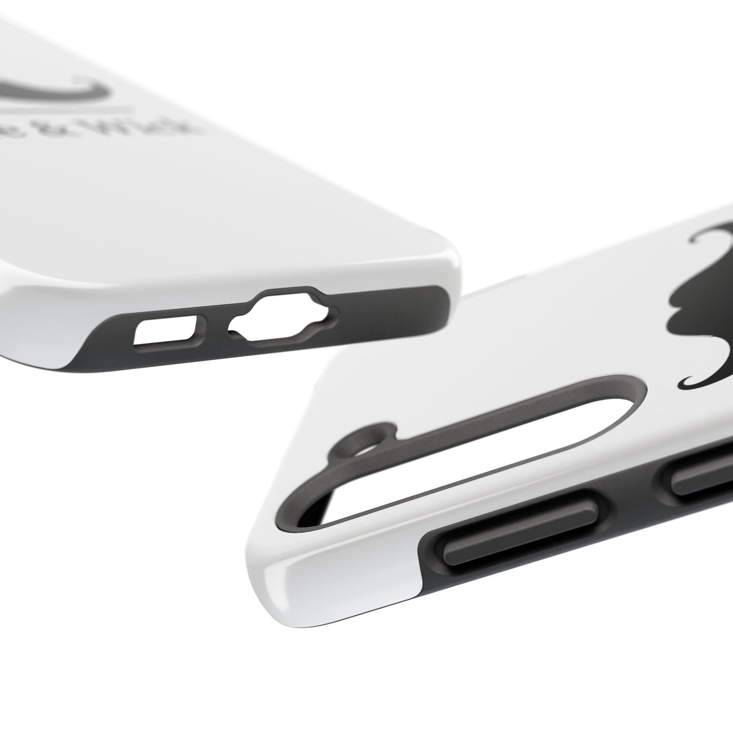 Stylish Tough Phone Case - Stache & Wick Design