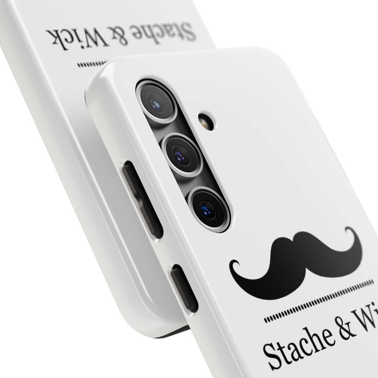 Stylish Tough Phone Case - Stache & Wick Design