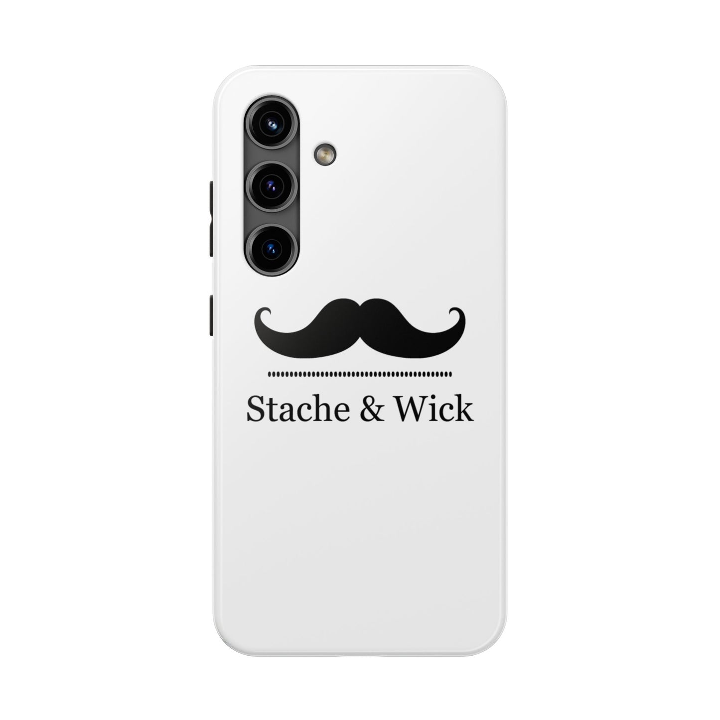 Stylish Tough Phone Case - Stache & Wick Design