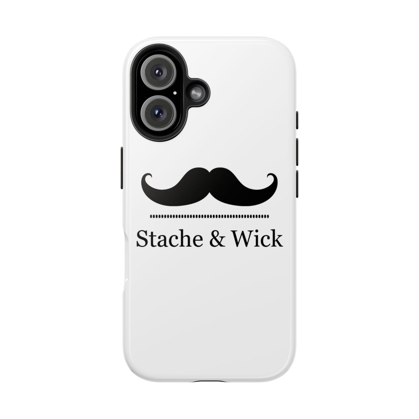 Stylish Tough Phone Case - Stache & Wick Design