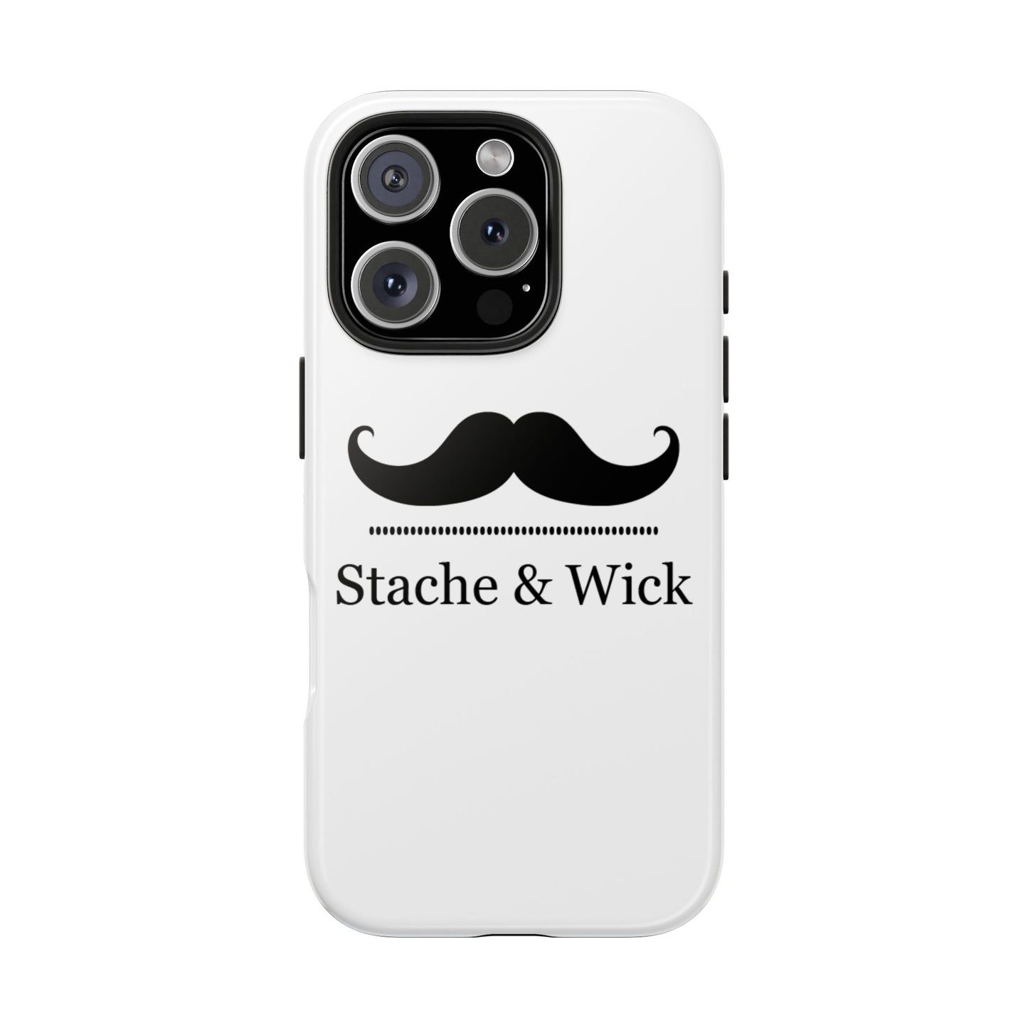 Stylish Tough Phone Case - Stache & Wick Design