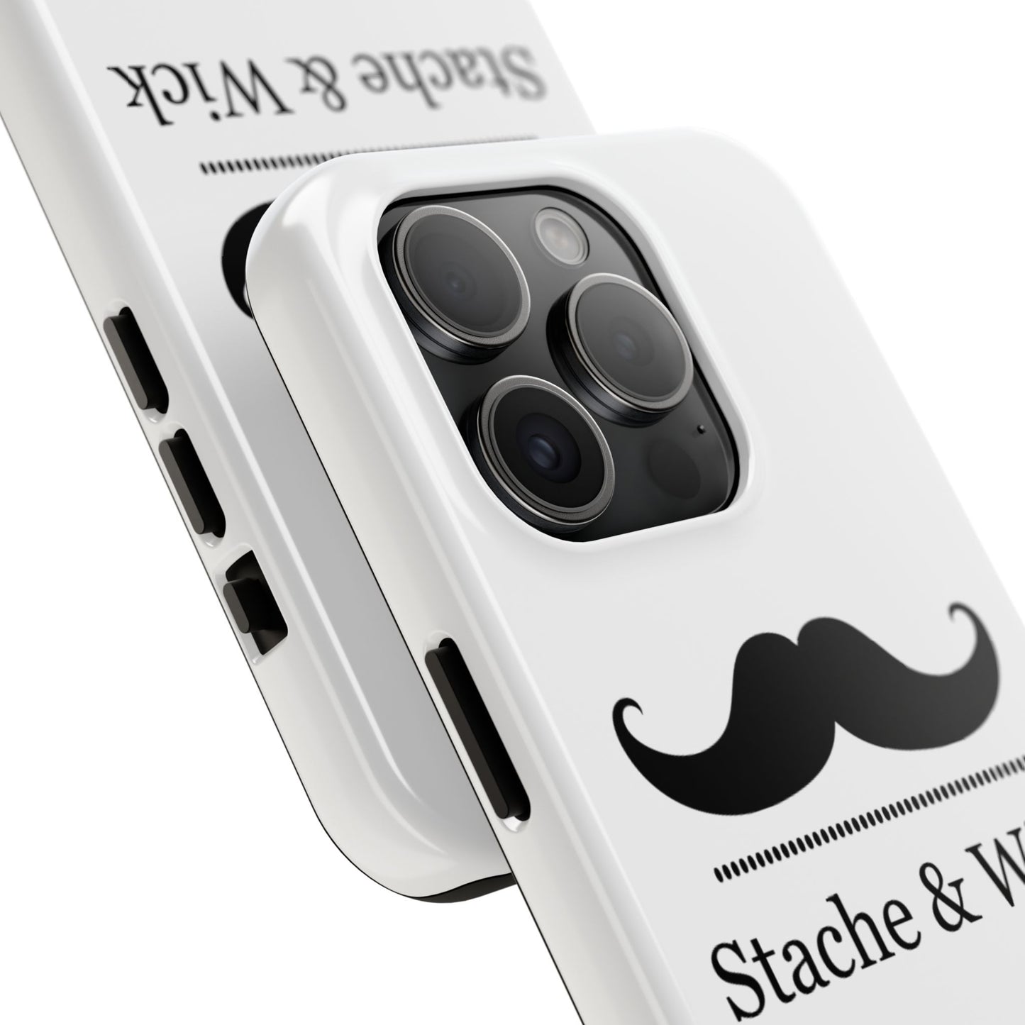 Stylish Tough Phone Case - Stache & Wick Design