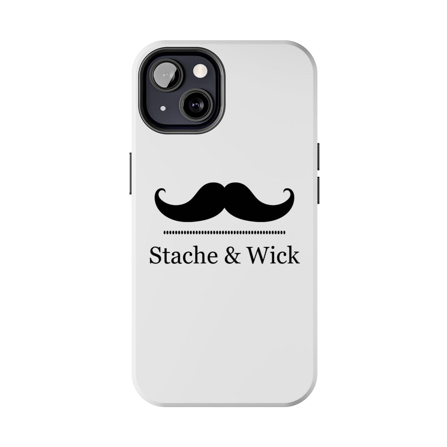 Stylish Tough Phone Case - Stache & Wick Design