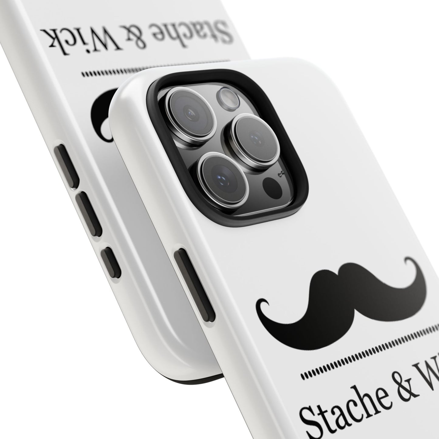 Stylish Tough Phone Case - Stache & Wick Design