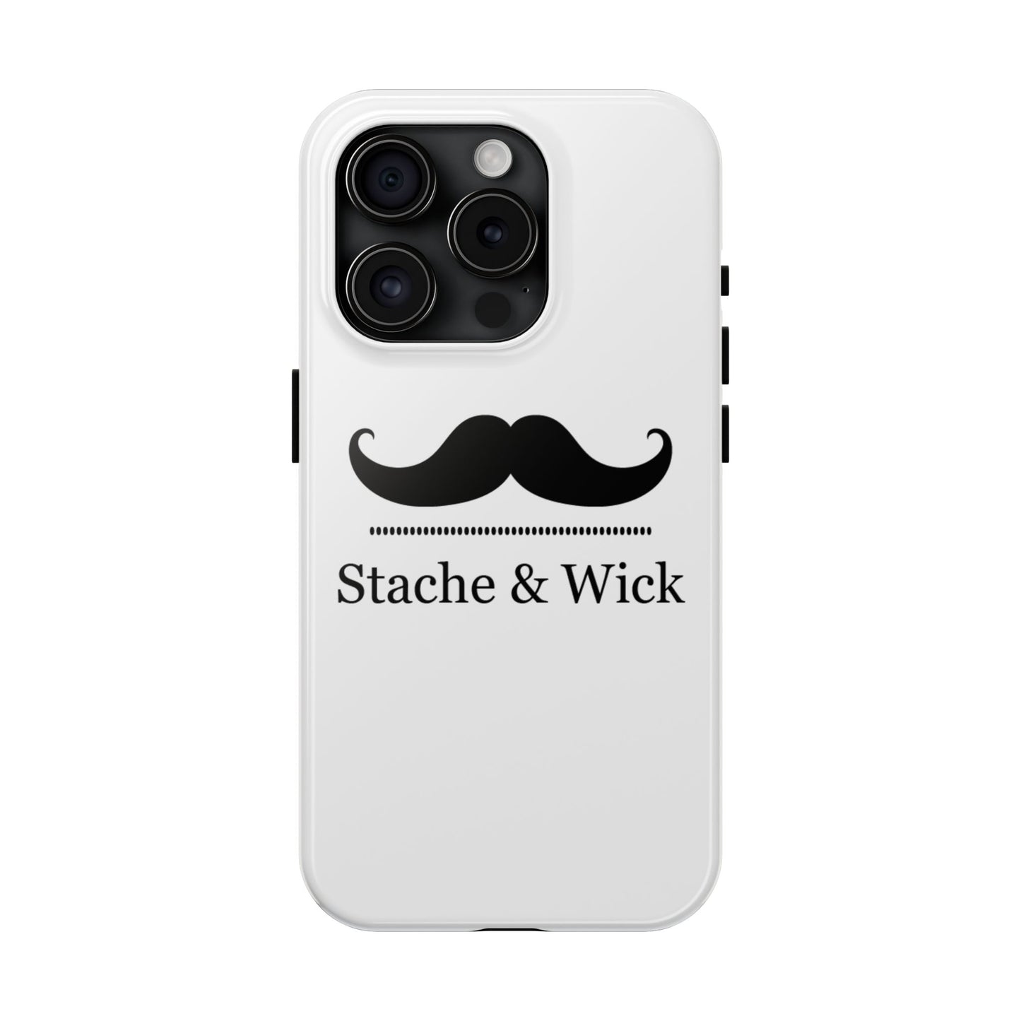 Stylish Tough Phone Case - Stache & Wick Design