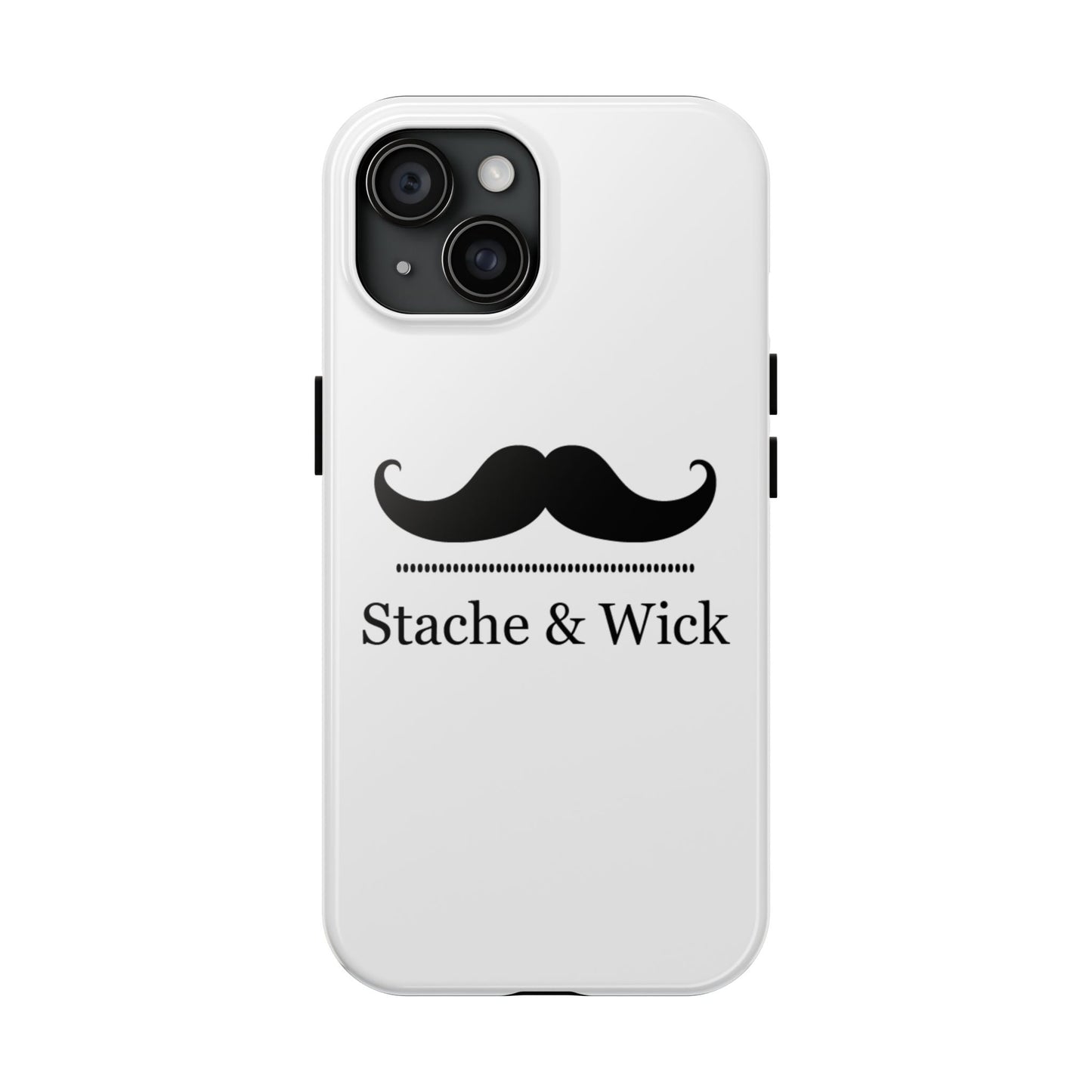 Stylish Tough Phone Case - Stache & Wick Design